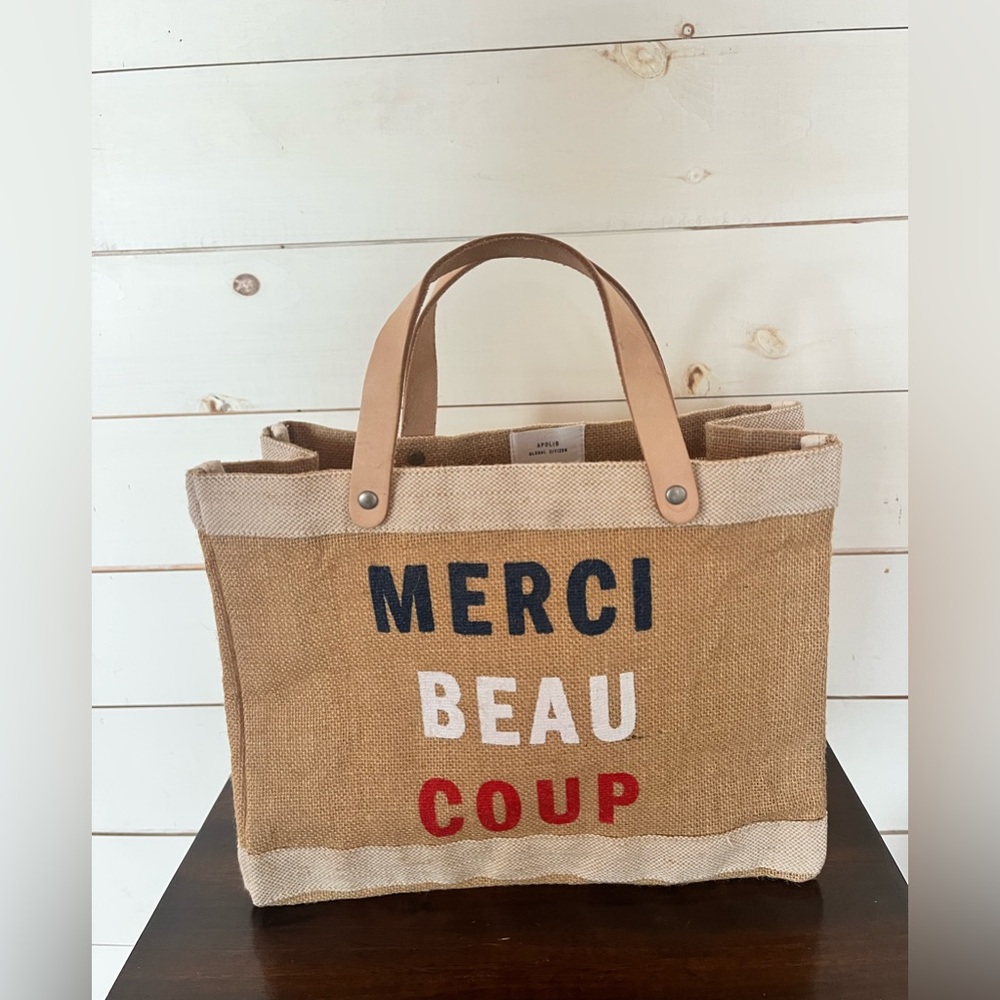 Merci Beau Coup Apolis x Claire V Lunch Tote